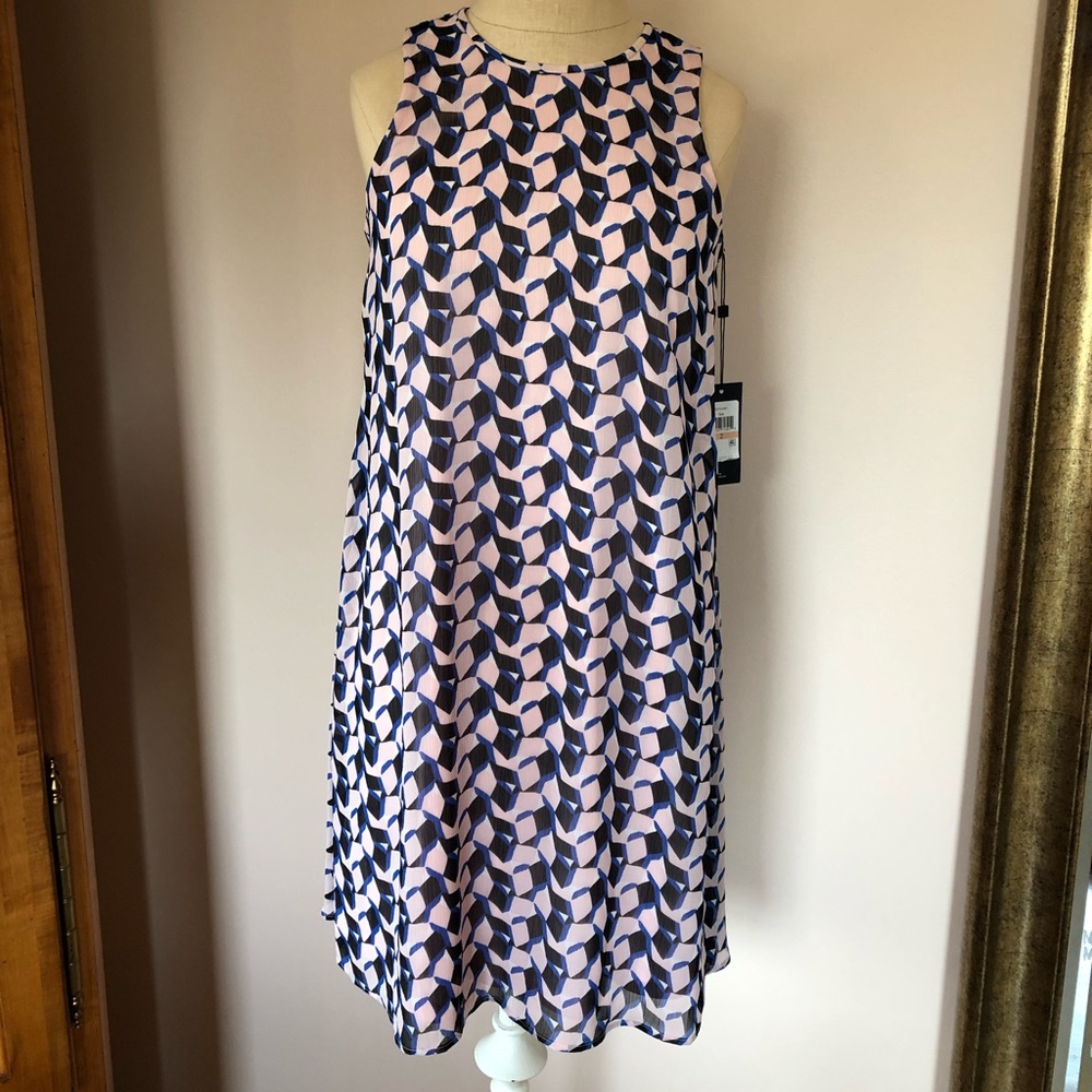 Tommy Hilfiger pattern shift dress NWT